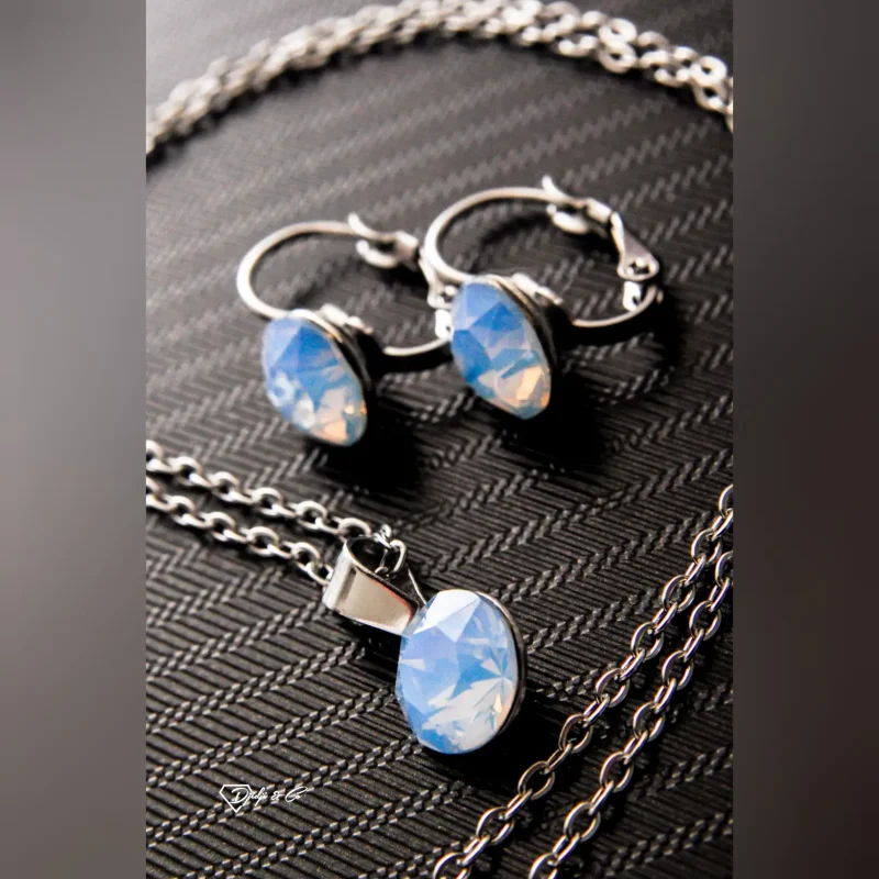 Set Discrete Opal Blue