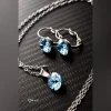 Set Discrete Aquamarin