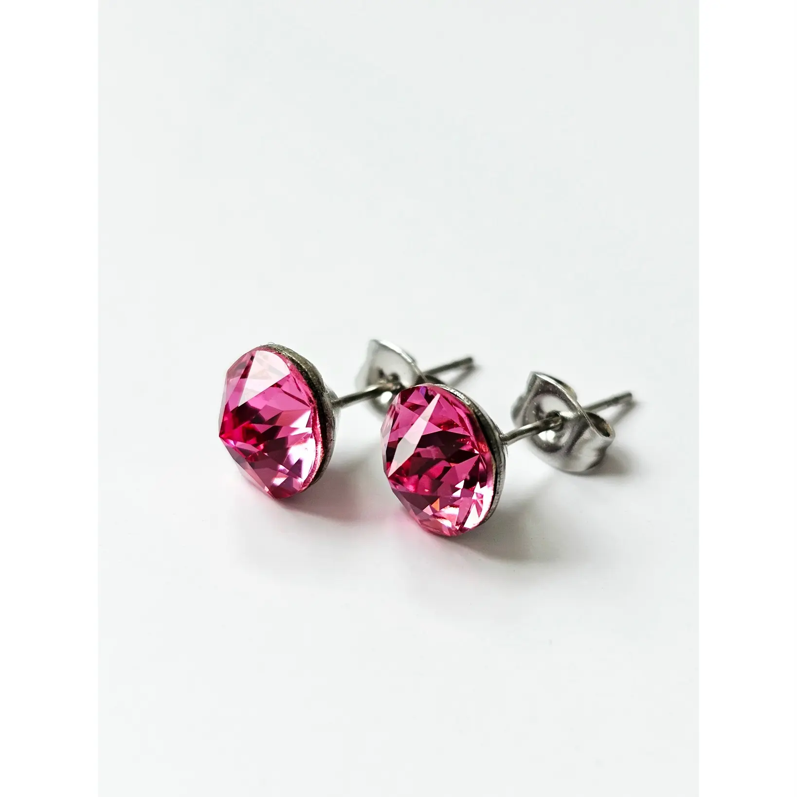 Naušnice Rose Spike Round Medium - Image 3