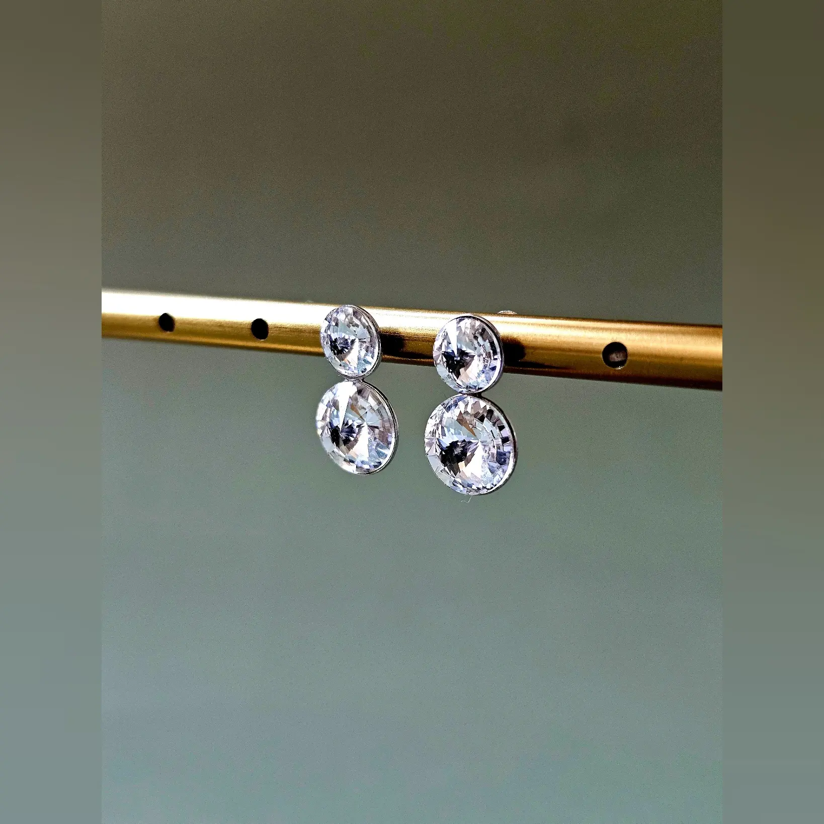 Naušnice Duo Crystal Ag - Image 5