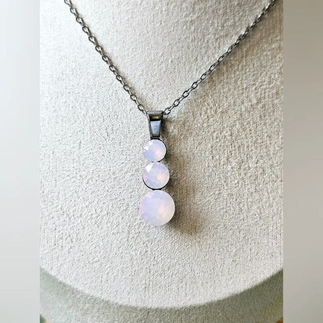 Ogrlica Trio Rose Opal - Image 3