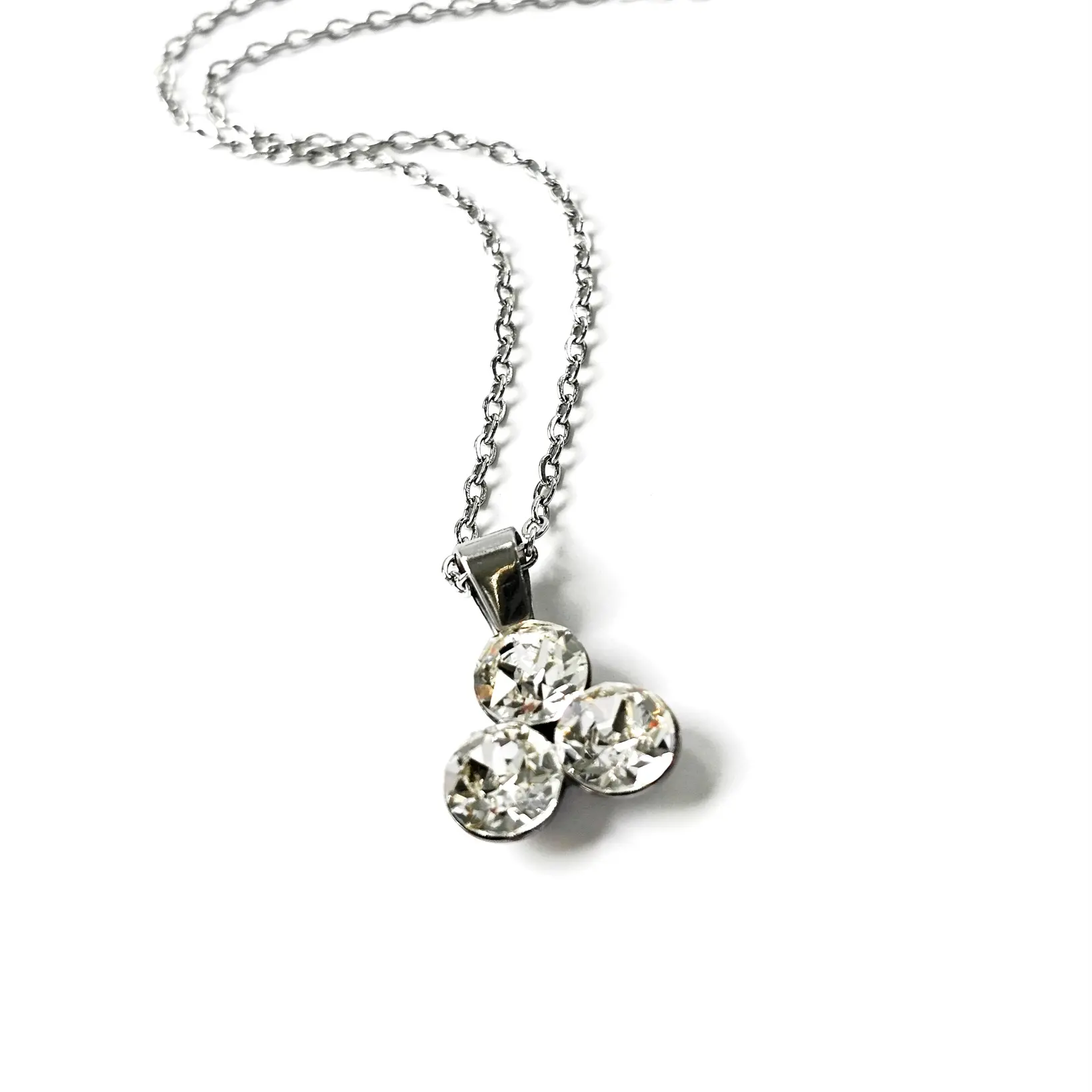 Ogrlica Trio Flower Crystal - Image 2