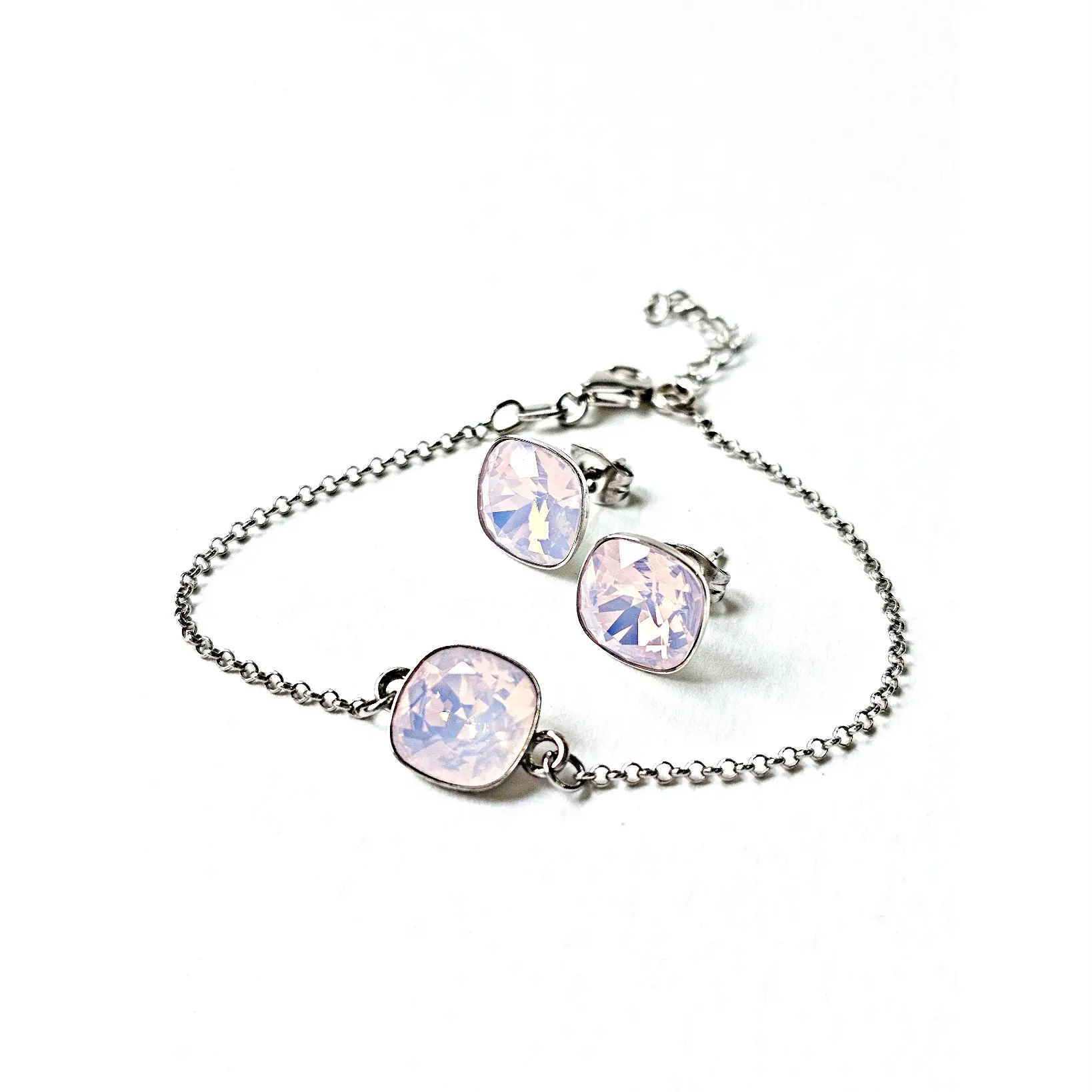 Set Cushion Base Rose Opal Ag