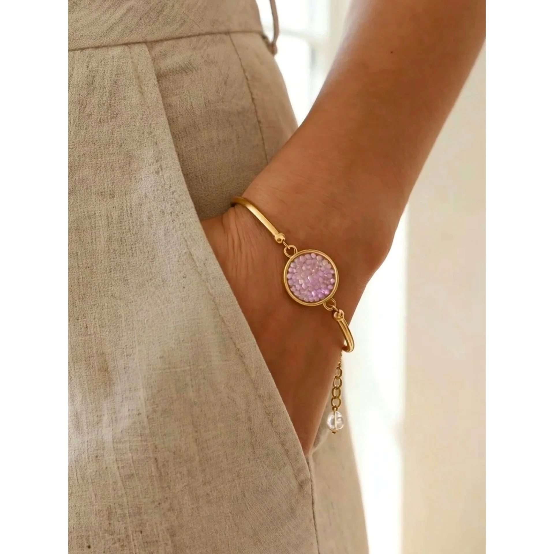 Narukvica Rocks Cuff Rose Water Opal - Image 3