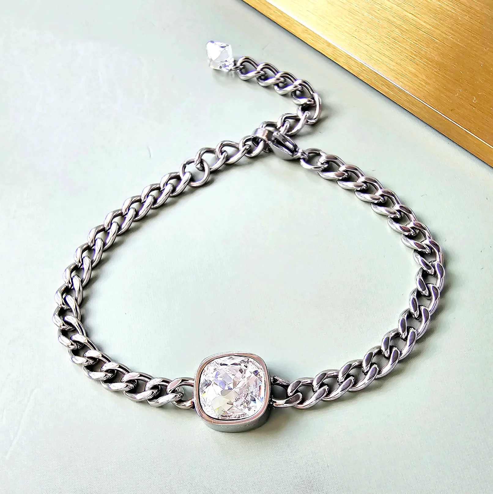 Narukvica Cuban Cushion ClearCrystal - Image 5